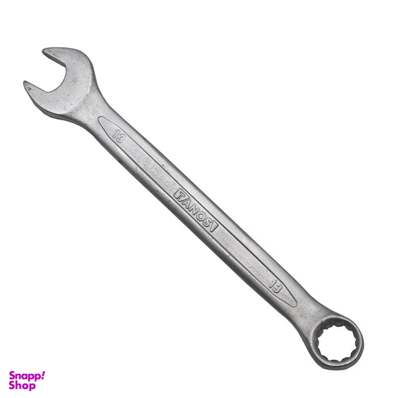 آچار یکسر تخت و یکسر رینگی تانوس مدل SMT-TANOS-14MM-RING TAKHT سایز 13 میلی متر