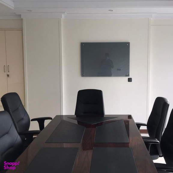تخته وایت برد شیشه ای عکسنگ مدل CG12081 سایز 120×81 سانتی متر