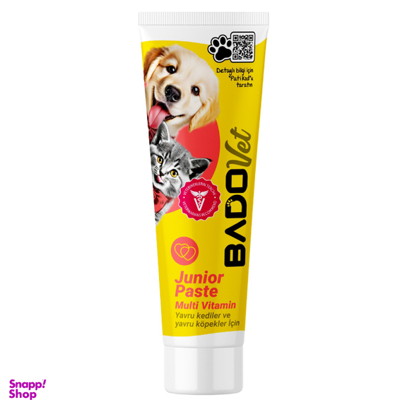 خمیر مالت سگ و گربه بادو مدل Junior Multi Vitamin وزن 100 گرم