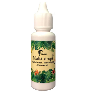 قطره مولتی ویتامین پرندگان توکان مدل Multi-Drops حجم 30 میلی‌ لیتر