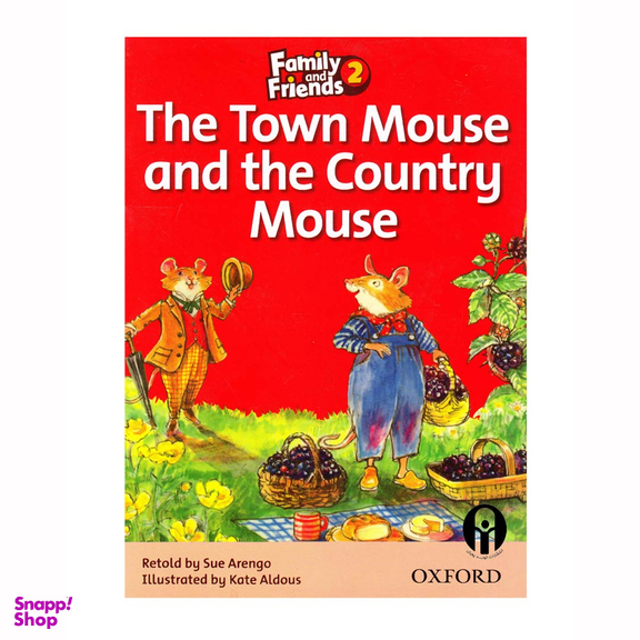 کتاب The Town Mouse and the Country Mouse اثر Retold by Sue Arengo انتشارات الوندپویان