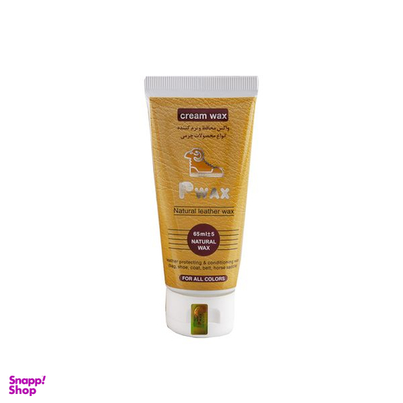 واکس کفش چرم پی واکس کد px به همراه اسفنج