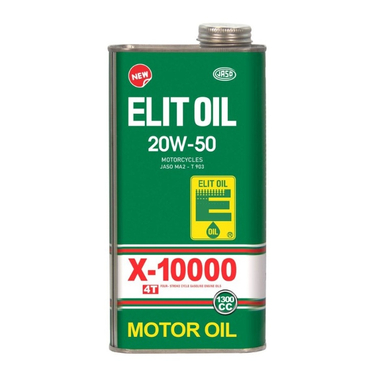روغن موتورسیکلت 20W50 الیت مدل X-10000 حجم 1.3 لیتری