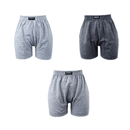 شورت مردانه ساحل مدل پادار کد 399 بسته 3 عددی