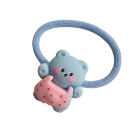 گیره سر و کش موی دخترانه طرح های کیوت کد 133 رنگ آبی