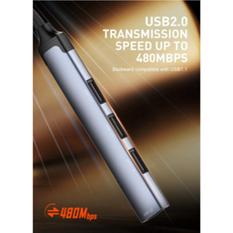 USB هاب 4 پورت USB/Type-C الدینیو مدل DS-64C