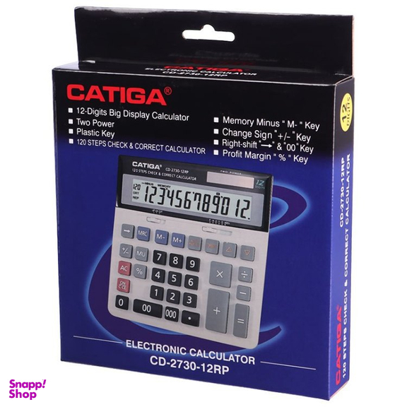 ماشین حساب کاتیگا مدل Catiga CD-2730-12RP