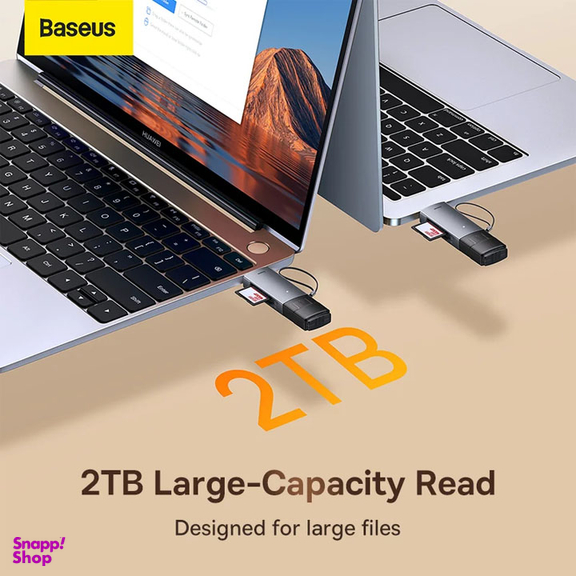 کارت خوان Type-C/USB باسئوس مدل WKQX060113