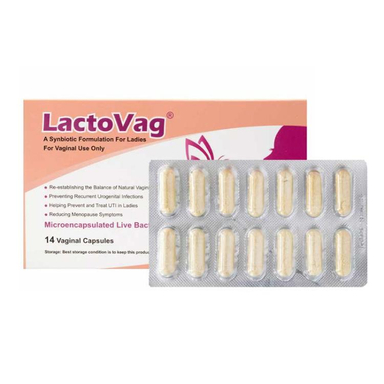 کپسول واژینال لاکتوواژ زیست تخمیر مناسب بانوان بسته 14 عدد