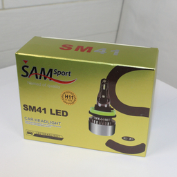 لامپ هدلایت خودرو سام مدل SM41 کد H11 بسته 2 عددی