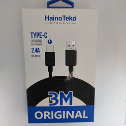 کابل USB به Type-C هاینو تکو مدل CB-300-L طول 3 متر