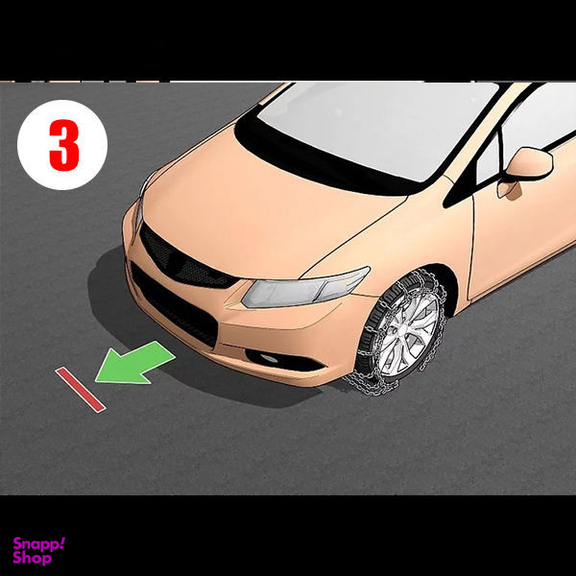 زنجیر چرخ مدل SNOW PRO مناسب برای تارا بسته دو عددی