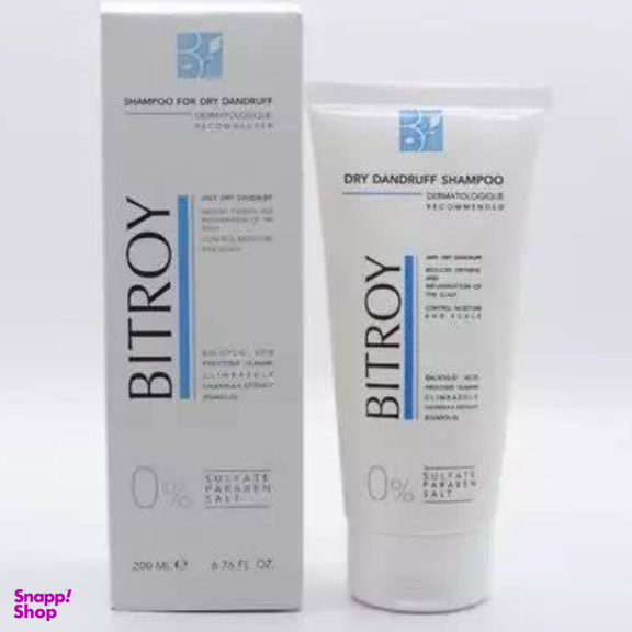 شامپو ضد شوره مو بیتروی مناسب موهای خشک و دارای شوره حجم 200 میلی لیتر