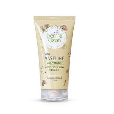 کرم مرطوب کننده درماکلین مدل Vita Vaseline حجم 75 میلی‌لیتر