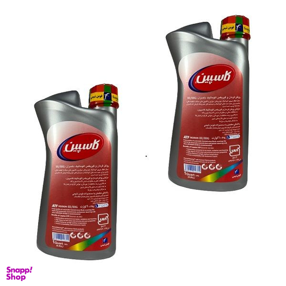 روغن گیربکس کاسپین مدل دکسران III حجم 950 میلی لیتر بسته 2 عددی