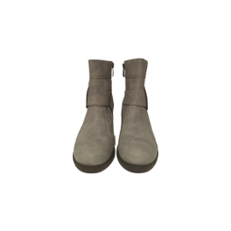 نیم بوت زنانه مدل سگکدار کد 11 رنگ طوسی