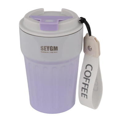 تراول ماگ مدل پاستیلی دورنگ ظرفیت 350 میلی لیتر