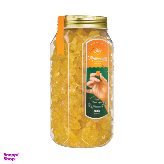 نبات نگین زعفرانی مادمازل وزن 700 گرم