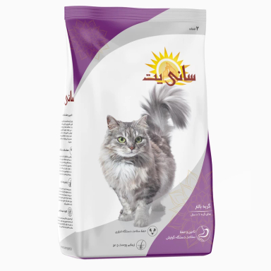 غذای خشک گربه بالغ سانی پت مدل Adult Cat طعم مرغ وزن 2 کیلوگرم