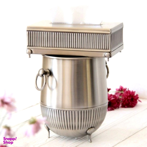 ست سطل و جای دستمال کاغذی سالینو کد 12930A