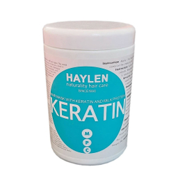 ماسک مو بدون سولفات هایلن مدل KERATIN حجم 1000 میلی لیتر