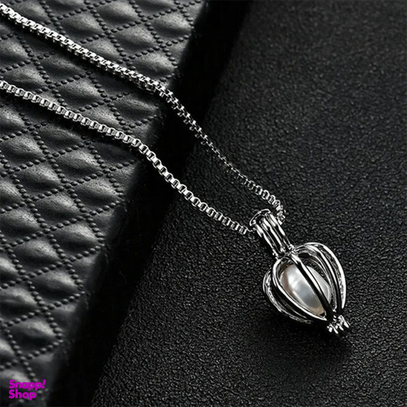 گردنبند دخترانه مدل مروارید عشق کد 2850