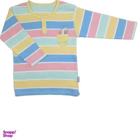 بلوز نوزادی آستین بلند به آوران طرح زرافه