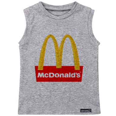 تاپ پسرانه 27 مدل McDonald کد MH784 رنگ طوسی