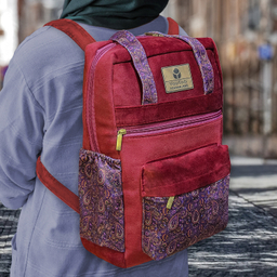کوله پشتی زنانه یوتاب مدل مخمل SE-08
