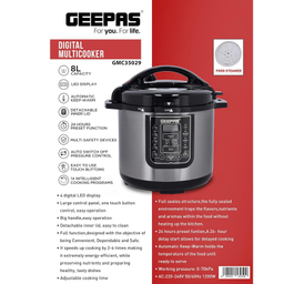 مولتی کوکر جی پاس مدل GMC35029