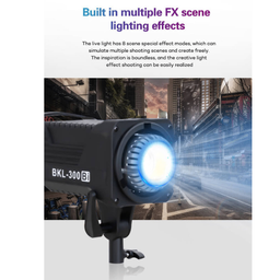 ویدئو لایت مدل COB Video Light YJBEI-300bi به همراه سافت باکس و پایه