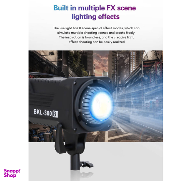 ویدئو لایت مدل COB Video Light YJBEI-300bi به همراه سافت باکس و پایه