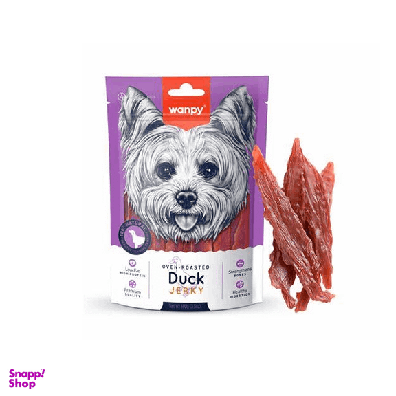 تشویقی سگ ونپی مدل Duck Jerky وزن 100 گرم