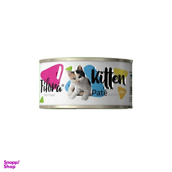 کنسرو غذای بچه گربه فیفورا مدلم میکس گوشت وزن 200 گرم