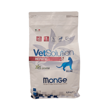 غذای خشک گربه مونژه مدل هپاتیک وزن 1.5 کیلوگرم