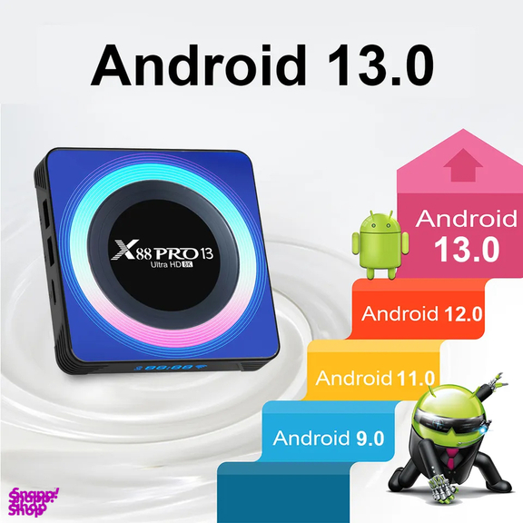 اندروید باکس ایکس‌ 88 مدل PRO 13 Acrylic cas 128 GB
