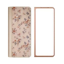 کیف کلاسوری جی کی کی طرح flower مناسب برای گوشی موبایل سامسونگ Galaxy Z Fold3