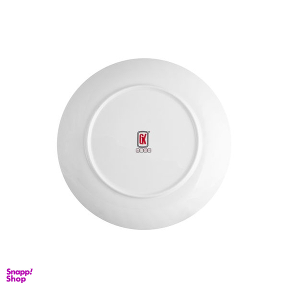بشقاب غذاخوری گلد کیش طرح لوتوس  مدل GK701139-1 بسته 6 عددی