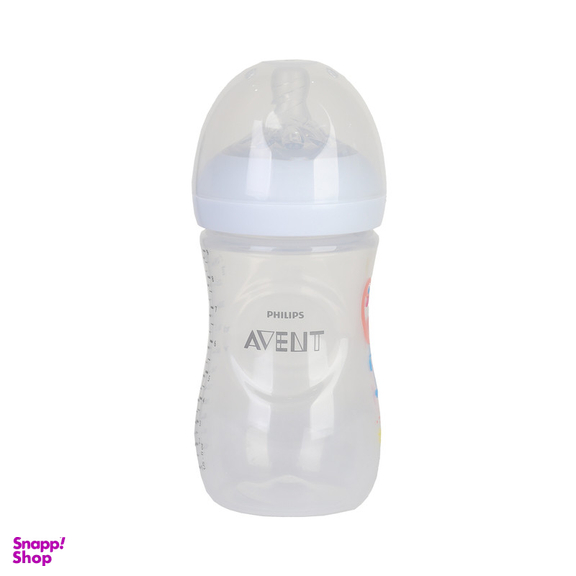 شیشه شیر اونت مدل SCF070 نچرال طرح فلامینگو ظرفیت 260 میلی لیتر