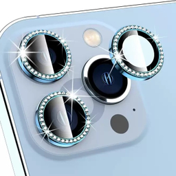 محافظ لنز دوربین گوشی موبایل نگین دار مدل 131 رینگی iPhone 13