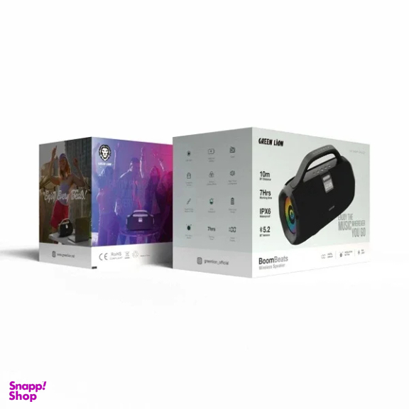 اسپیکر بلوتوثی قابل حمل گرین لاین مدل Boom Beats