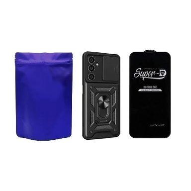 کاور گوشی موبایل مدل M-B Batmani و محافظ صفحه نمایش SuperD مناسب سامسونگ Galaxy A24