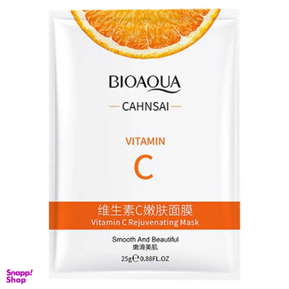 ماسک صورت بایوآکوا مدل ویتامین C حجم 25 گرم