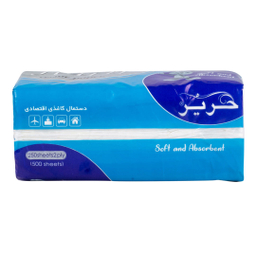 دستمال کاغذی ۲ لایه 500 برگ حریر طرح خرگوشی