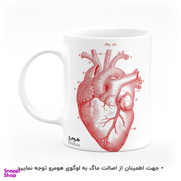 ماگ هومرو طرح پزشکی آناتومی مدل MG9047