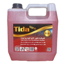 مایع شیشه شوی خودرو تیدا مدل نانو حجم 4000 میلی لیتر بسته ۳ عددی