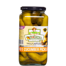 خیارشور درجه یک فودنا وزن 630 گرم