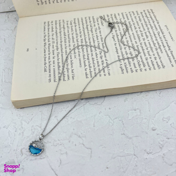 گردنبند زنانه مدل نهنگ کد N4782