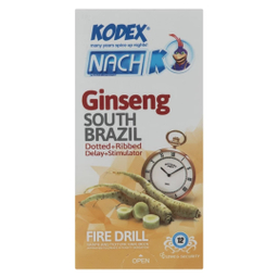 کاندوم تاخیری جینسینگ کدکس مدل Ginseng بسته 12 عددی