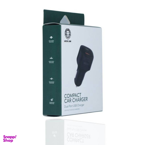 شارژر فندکی 20 وات گرین لاین مدل Compact Charger